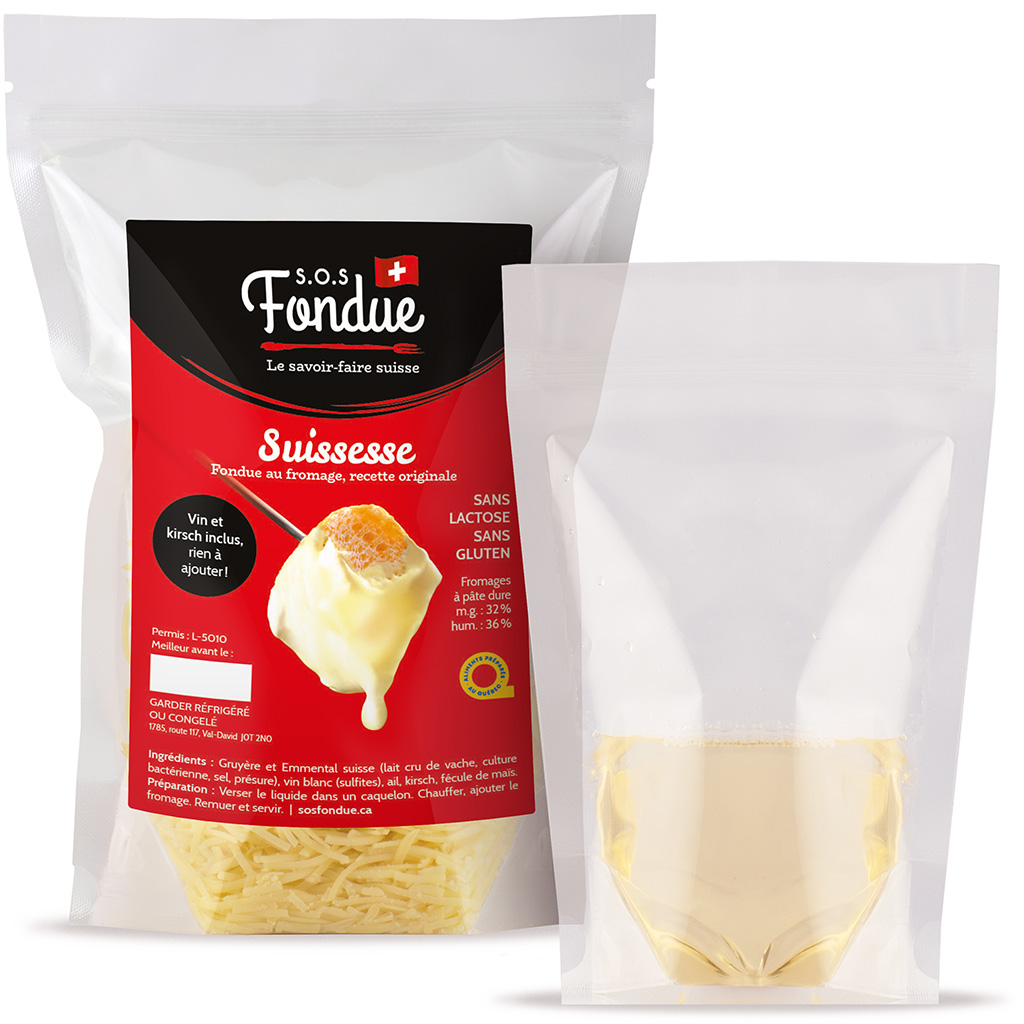 Fondue au fromage SOS Fondue - Suissesse - Liquide inclus