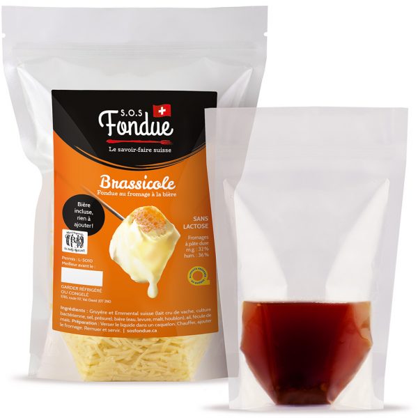 Fondue au fromage SOS Fondue - Brassicole - Liquide inclus