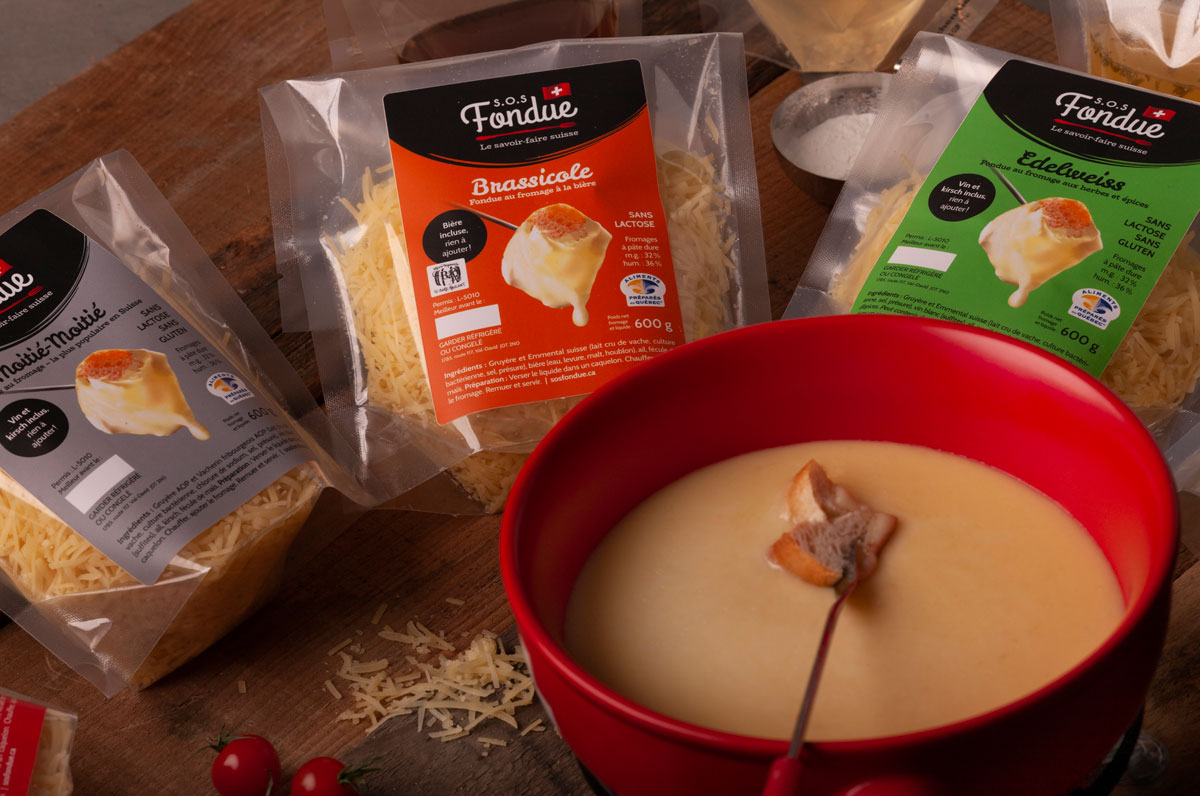 Découvrez les fondues au fromage RICARDO en épiceries