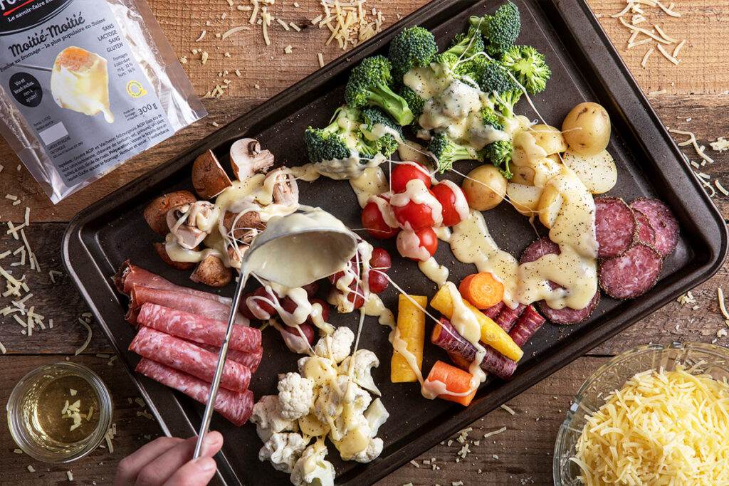 SOS Fondue - idée de recette avec fondue au fromage : gratin de légumes