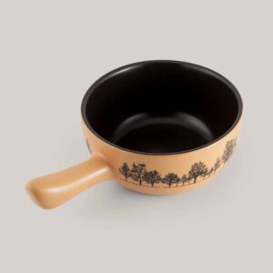 SOS Fondue | Service à fondue au fromage en céramique du Jura | Caquelon seulement