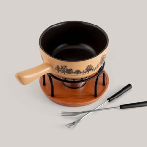 SOS Fondue | Service à fondue au fromage en céramique du Jura